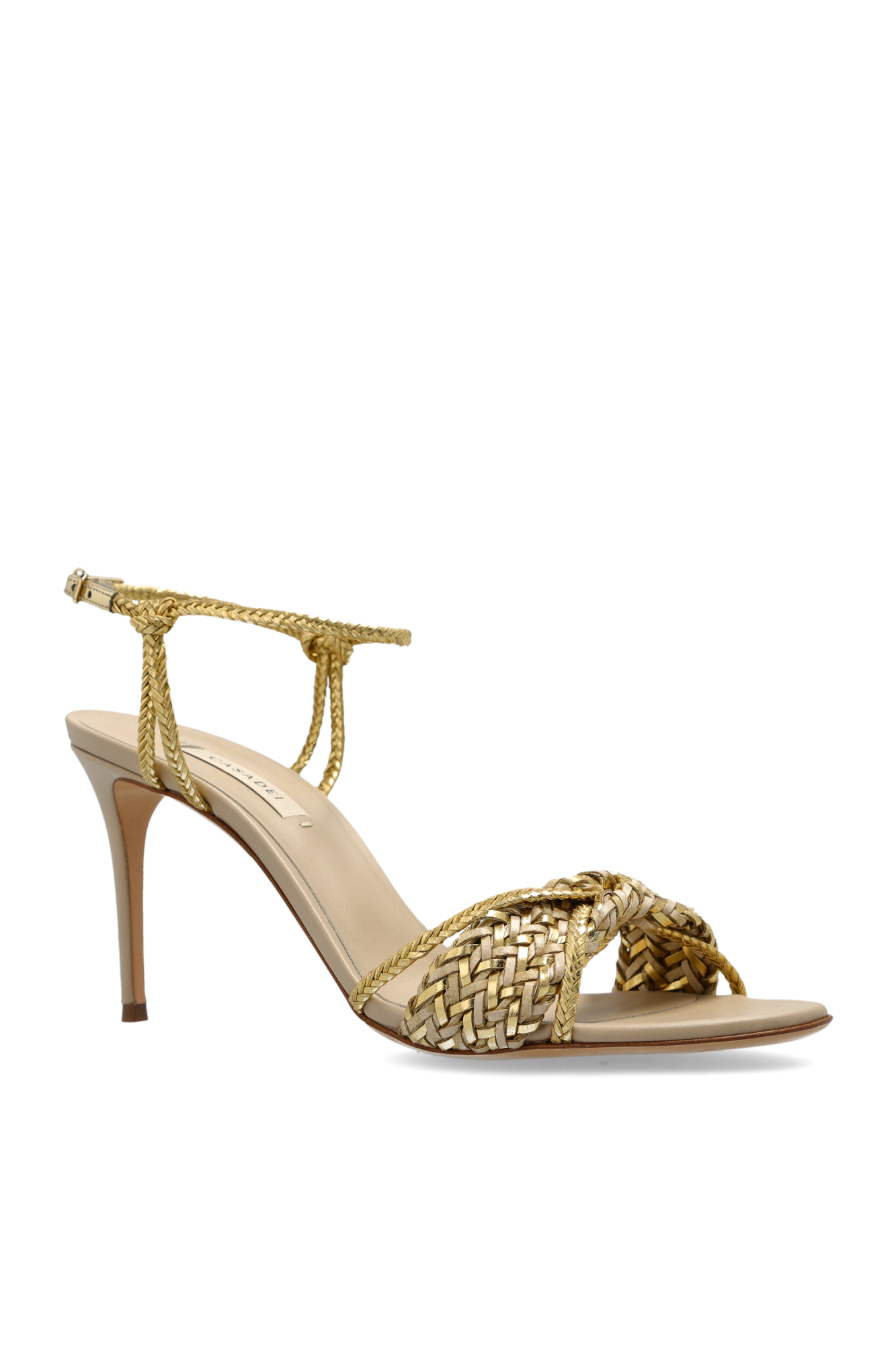サンダル・ミュール CASADEI SS25 GIULIA MARBELLA SANDALS (1L345J0801 C2731C124) Gold Heeled sandals Marbella Casadei - Vitkac AS